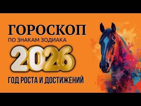 Видео: ГОРОСКОП НА 2026 ГОД ДЛЯ ВСЕХ ЗНАКОВ ЗОДИАКА | 2026 ГОД РОСТА И ДОСТИЖЕНИЙ