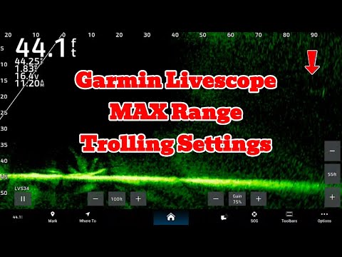Видео: Настройки троллинга Garmin Livescope