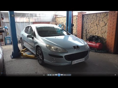 Видео: Замена нижнего сайлентблока переднего левого колеса на Peugeot 407 1,8 Пежо 407 2005 года