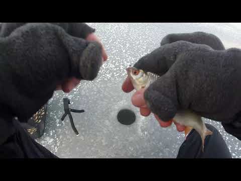 Видео: Перший лід біля Львова. Жорниська .Рибалка на жерлиці та мормишку.