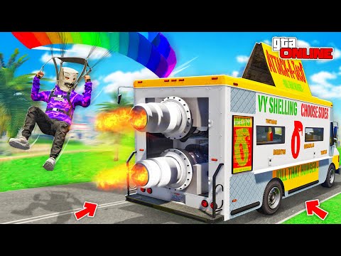 Видео: НАШЕЛ РЕАКТИВНЫЙ ТАКО-МОБИЛЬ НА ПАРАШЮТЕ! БИТВА ПАРАШЮТИСТОВ В ГТА 5 ОНЛАЙН