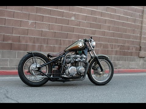 Видео: Сборка боббера Chappell Customs KZ650 1979 года