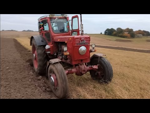 Видео: Оранка  Т-40АМ, плуг ПЛН-2-35.