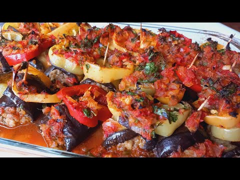 Видео: Рулетики из Баклажанов с Фаршем в Духовке. Очень вкусный рецепт