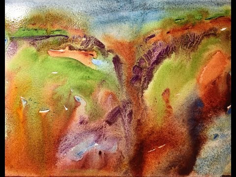 Видео: Гранулирующие акварели