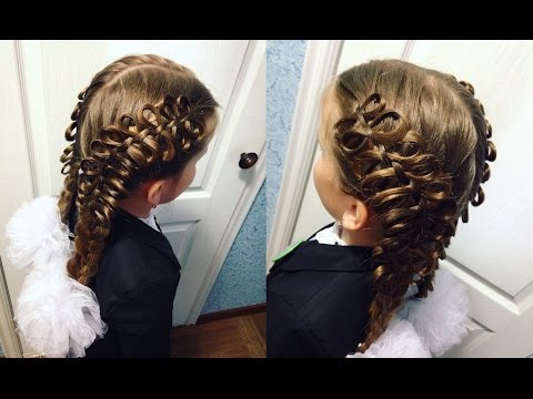 Видео: ПЛЕТЕНИЕ. Плетение кос "Бантиками". Бантики из волос. LOZNITSA