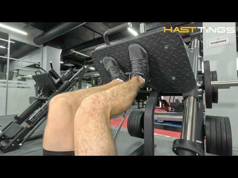 Видео: Обзор тренажера жим ногами 45 градусов Hasttings Digger HD014-5