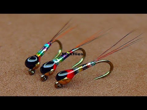 Видео: Завязывание мушек на радужную нимфу реки Пердигон от Мака