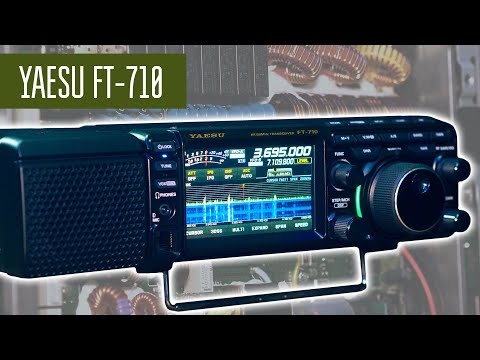 Видео: Yaesu FT-710 SDR КВ трансивер с прямой оцифровкой. AESS.