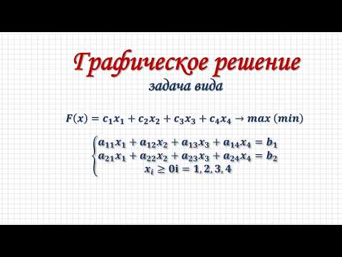 Видео: Графический метод для задачи с n переменными.