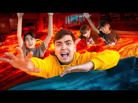 Видео: ЭКСТРЕМАЛДЫ ПОЛ ЭТО ЛАВА! ЧЕЛЛЕНДЖ