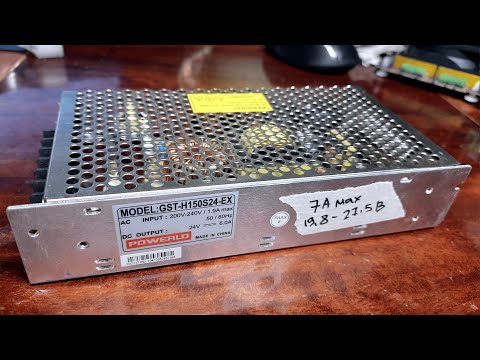 Видео: Блок питания 24В 6А GST-H150S4-EX для микрокомпьютера