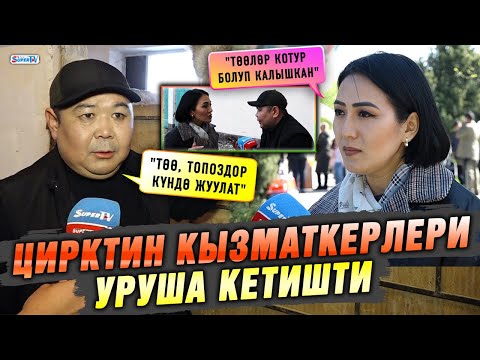 Видео: Цирктин кызматкерлери уруша кетишти