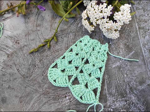 Видео: Простой узор для юбки крючком