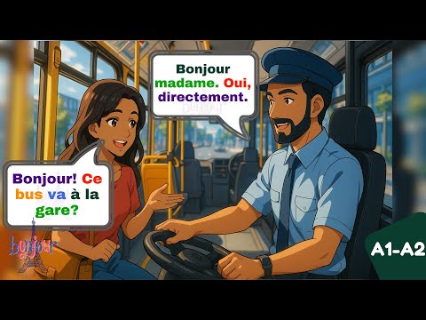 Видео: 🇫🇷 Учите французский A1-A2 для начинающих | 25 Основных Ежедневных Разговоров + Тренировочные Ди...