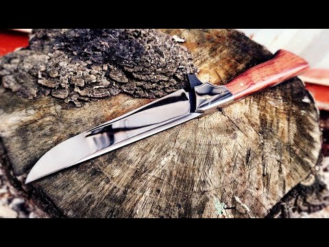 Видео: сделать походный нож из пилы