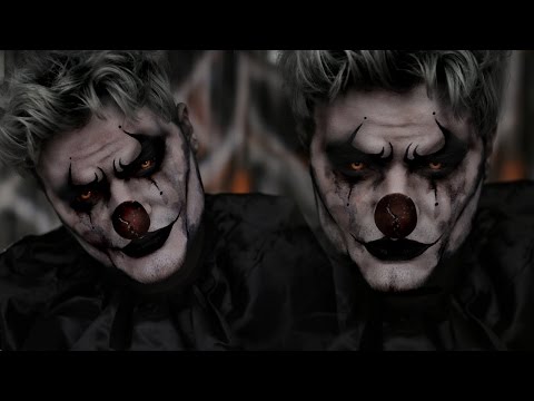 Видео: Урок по макияжу для костюма клоуна на Хэллоуин