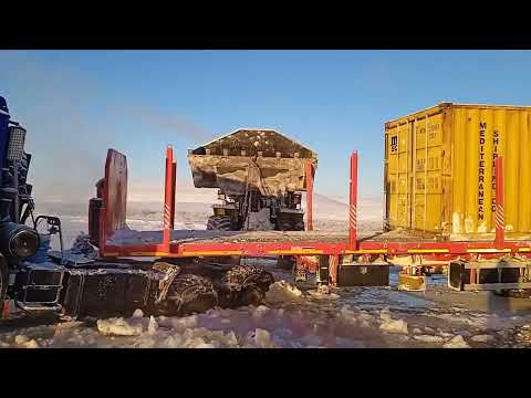 Видео: работаю на чукотке(4) летник Певек- Билибино 31 октября(день шофера) :)