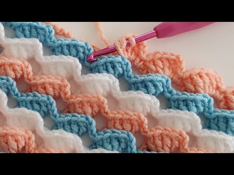 Видео: 💯 схема вязания детского пледа крючком для начинающих 2022 - как связать пледик крючком