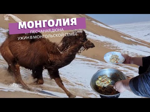 Видео: Монголия. Часть 3: Песчаная дюна / Ужин в монгольской семье и ночёвка в "Доме культуры".