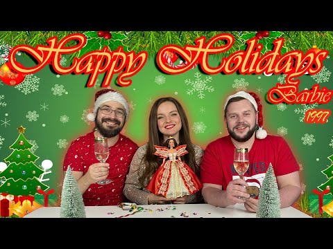 Видео: Самый новогодний выпуск2! Распаковка и обзор куклы Барби Happy Holidays Barbie 1997 г c @BersReview