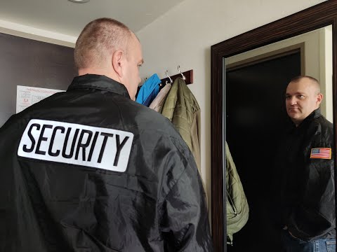 Видео: Первая работа в Америке!!! Security guard!!!