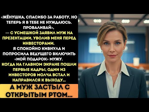 Видео: «Жёнушка, проваливай!» — заявил муж на глазах у всех. Я в ответ лишь усмехнулась...