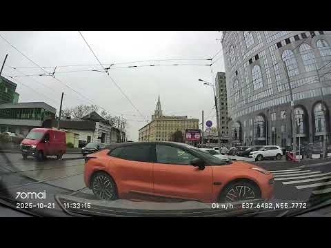 Видео: Driving in Moscow agglomeration: Крылатское - Красносельский - Восточный 21/10/2025 (timelapse 4x)