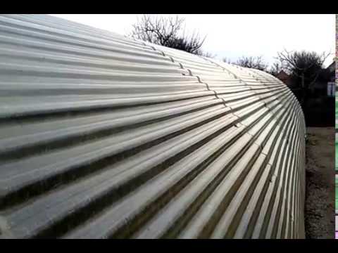 Видео: теплица, вместо плёнки: гибкий-прозрачный шифер