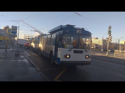 Видео: Троллейбус №27 ЗиУ-683 БМ-1 б.1116 (29.10.2018)