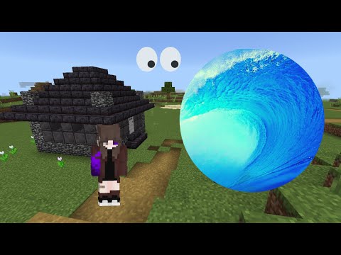 Видео: На нашу деревню надвигается волна из воды в Minecraft | Мафекс в minecraft