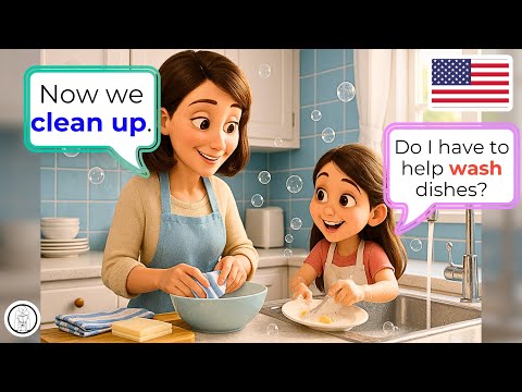 Видео: 🇺🇸 Учите английский с естественными разговорами матери и дочери на кухне | Практика английского A...