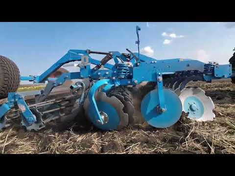 Видео: Дискую останнє поле john deere + lemken Rubin