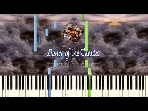Видео: Dance of the Clouds / Танец облаков (Origen) piano tutorial [НОТЫ + MIDI]