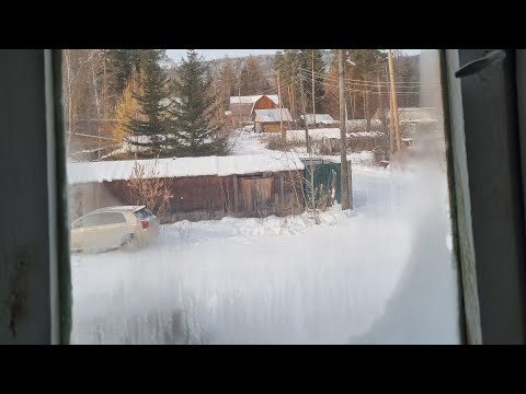 Видео: Якутия морозное утро воскресенья | дышим вместе