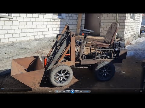 Видео: ЕЩЁ МАЛЕНЬКО! Деревенский ПОМОЩНИК! Часть 4. Mini loader. Part 4.