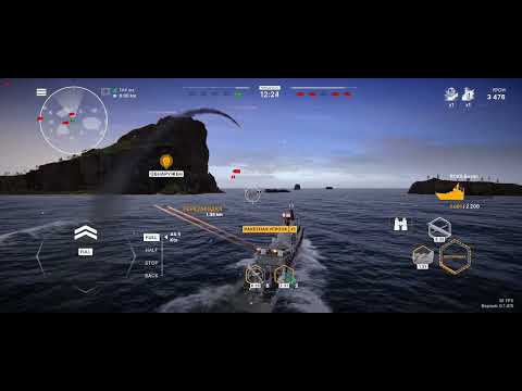 Видео: Warships Mobile 2. Open Beta. Бусан. Калибр в хату.