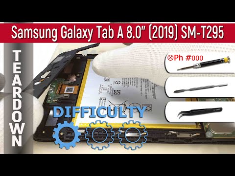 Видео: Как разобрать 📱 Samsung Galaxy Tab A 8.0'' (2019) SM-T295