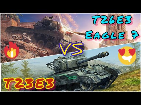 Видео: T26E3 Eagle 7 обзор в wot Blitz "Не лучше чем T23E3?" | WOT-GSN