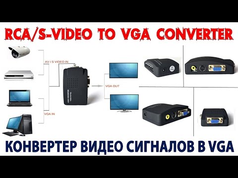 Видео: RCA/S-Video to VGA Converter | Конвертер видео сигналов. Обзор, Настройка, Подключение.