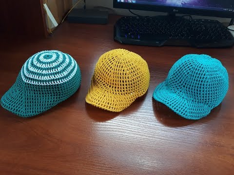Видео: Кепка - уточка крючком. Часть 6. Фотоальбом.