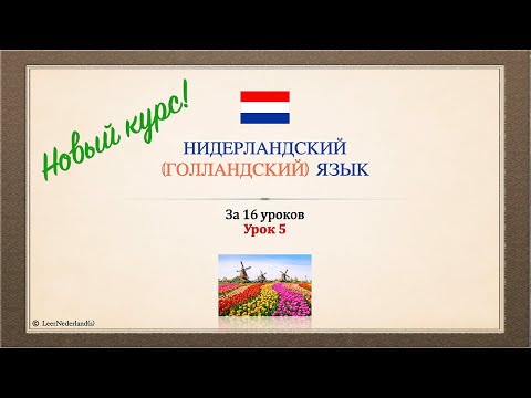 Видео: Нидерландский (голландский) язык за 16 часов. Урок 5