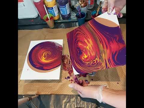 Видео: #31 Акриловая заливка от А до Я. Медиум клей ПВА двух разных фирм для сравнения