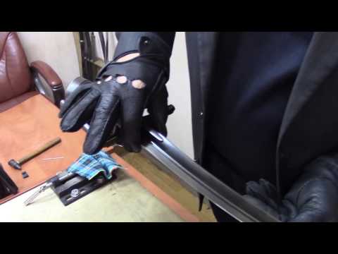 Видео: Чёрная сабля Польши.  Изготовлено на оружейной мануфактуре "Назаров и Калибр" (г. Иваново)