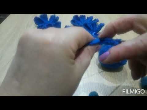 Видео: Вяжем# василек# крючком#