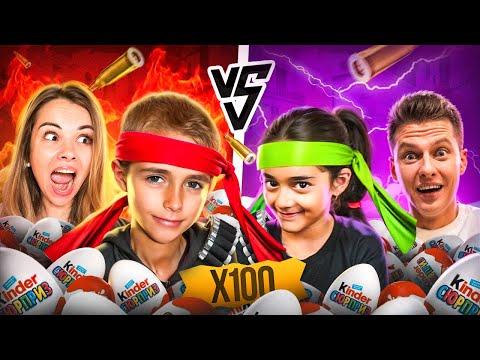 Видео: 😲Я И ЭЛЯ vs КОТЯ И ДАНЯ - БИТВА ПАР НА 100 КИНДЕРОВ в STANDOFF 2