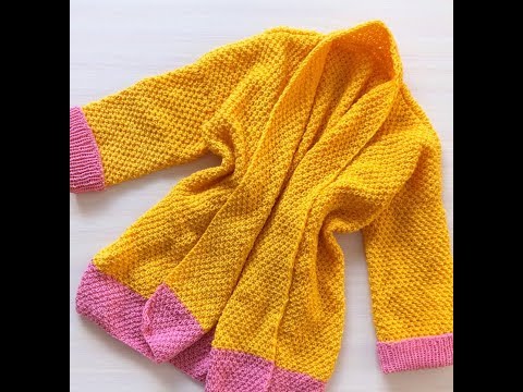 Видео: Подробный мк простого кардигана спицами