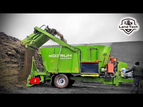 Видео: MV 140M - Новый смеситель-раздатчик кормов с самозагрузкой для фермы от KOBLiK GROUP! ПРЕМЬЕРА!