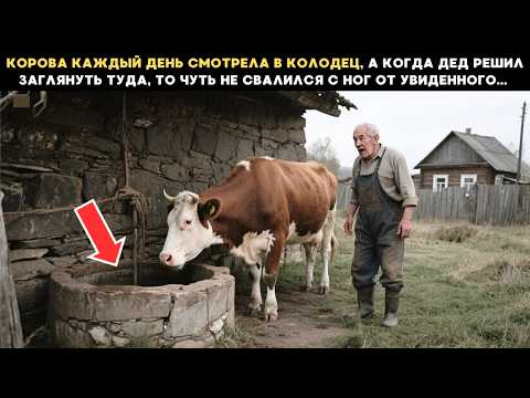 Видео: Корова каждый день смотрела в колодец, а когда дед решил заглянуть, то чуть не потерял дар речи