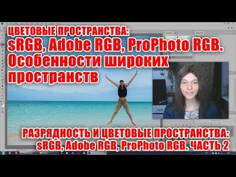 Видео: sRGB, Adobe RGB, ProPhoto RGB - какой лучше - Разрядность и цветовые профили. Часть 2 - Стив Ласмин